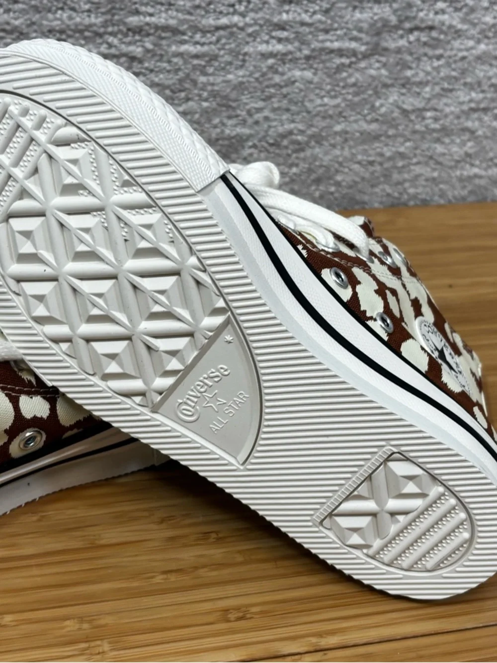 Converse Chuck Taylor Lift Hi Youth Sz 3 Animal Print Platform‎ Style